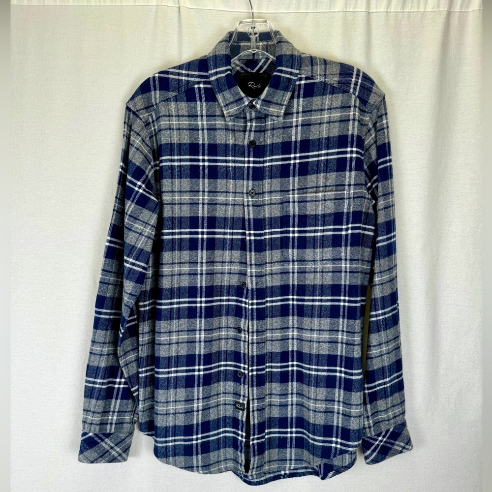 Rails Men’s Forrest Plaid Flannel Button-Down Shi… - image 1